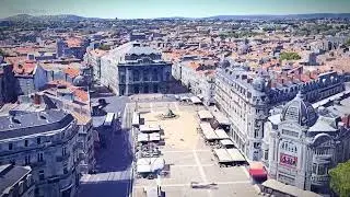 FLYING OVER the Op&eacute;ra Orchestre national Montpellier Occitanie, France - Virtual Reality Flight