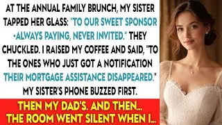 At The Annual Family Brunch, My Sister Tapped Her Glass: “To Our Sweet Sponsor — Always Paying, And