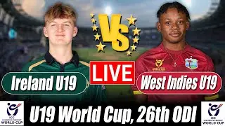 U19 World Cup live Score | West Indies U19 vs Ireland U19 Score 26thODI bangla Commentary & Analysis