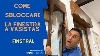Come sbloccare la finestra con anta a ribalta bloccata?