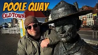 Exploring Poole Quay, Old Town in Dorset - Founder of the Scouts, Brownsea Island, & Custom House.