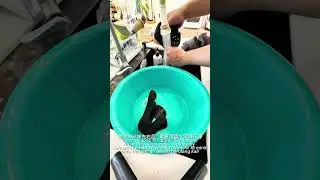 DIY Helmet Inner Padding Cleaning⛑️💦🧽#HelmetCare #DIYHelmetClean #MotorcycleTips #HelmetHygiene