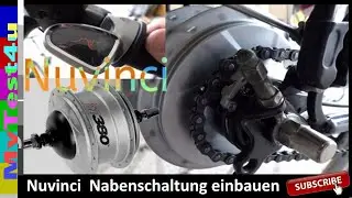 Einbau NuVinci 380  heute Enviolo ( Fahrrad Umbau zum Pedelec )