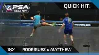 Squash: Quick Hit! Ep.182: Rodriguez v Matthew - Tournament of Champions 2015