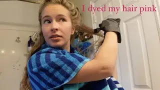 Weekend Alone VLOG | TARGET haul, dying my hair pink + learning the guitar