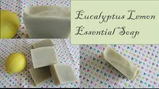 Unscented Charcoal Soap (made by request) & Eucalyptus Lemon Soap #charcoalsoap #essentialoilsoap
