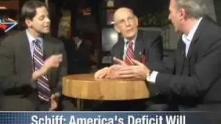 Inflation vs. Deflation: Peter Schiff and Gary Shilling Discuss, Debate and Argue