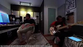 VLOG RECORDING BASS LAGU LARA BERTAHAN