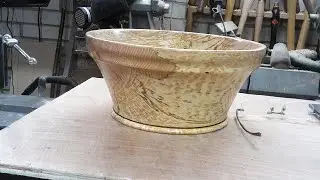 An inspiring spalted Ash bowl #43, Wood turning