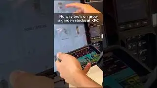 Grow a Garden at KFC 😂 #growagarden #roblox #robloxmemes