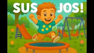 Sus și Jos &ndash; C&acirc;ntec Vesel pentru Copii | Joacă &icirc;n Parc 🎵😄
