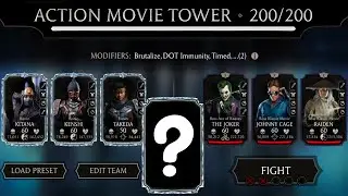 Ronin Diamond Team VS Final Boss Battle 200 | Action Movie Tower | MK Mobile