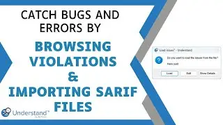 Browsing Violations and Importing SARIF Files