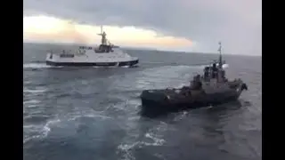 Rusia abre fuego y captura tres barcos de Ucrania en Mar Negro