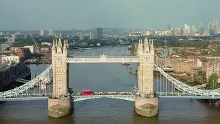 Aerial London Bridge Amazing Bird View