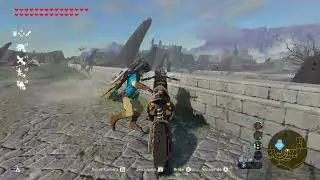 my first panic blood moon in botw