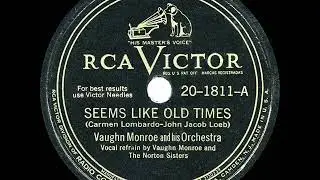 1946 HITS ARCHIVE: Seems Like Old Times - Vaughn Monroe