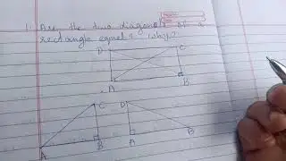 Class 8 State syllabus Maths Chapter 1 Equal triangles