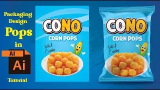 Pops Design Packaging idea in Ai || Easily & Simply || Tutorial illustrator