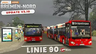 OMSI 2 [60 FPS] - BREMEN-NORD 2025 🚢⚓ Neues Update V3.10! - Let's Play Omsi 2 [#917]