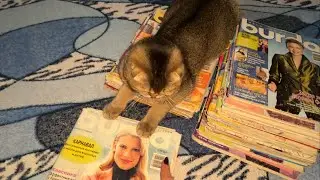 💡В темні години без світла🔦 надихаюсь старими журналами Burda style📖Огляд журналу Burda 1/2004❤️