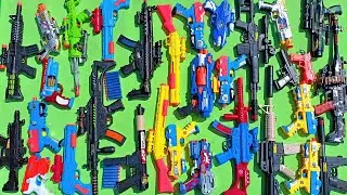 NERF WAR Sniper Guns and GEL BLASTER GUN  AK47 Gun M16 Sniper Gun Shotgun Granade Cobra gun Pistol