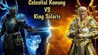 Celestial Konung vs King Solaris | Shadow Fight 3 Battle