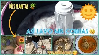 Lavando Cobijas en mi Lavadora Chaca-chaca. Haciendo de Comer y Admirando el Bello Paisaje ⛰️🌄