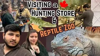 Exploring a Reptile Zoo in Vaughan! 🐍 | Hunters Store Adventure in Canada 🇨🇦