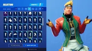🔥 MASTER KEY SKIN SHOWCASE WITH ALL FORTNITE DANCES & EMOTES