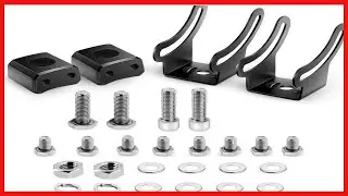Nilight 2PCS Mounting Base Bracket LED Light Bar Slide Mount Bracket 2 Years Warranty (90034B)
