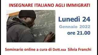 INSEGNARE ITALIANO AGLI IMMIGRATI