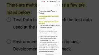 Production Issue|Functional Testing interview question|Scenario based