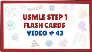 USMLE Step 1 Flashcard Series | Part 43: High-Yield Questions #flashcards #usmle #step1 #medical