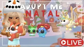 🔥 ATUALIZAÇÃO DE NATAL NO ADOPT ME 2024! 🎅🏻 LIVE 🔴