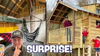 I Renovated their treehouse in 2 days l How to build a treehouse