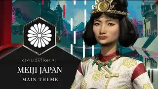 Civilization 7 - Meiji Japan - Main Theme - Synthesia Piano Tutorial