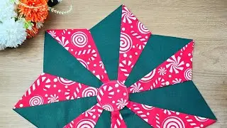 Easy Christmas Star Table Topper | Festive Patchwork Decoration | Beginner Friendly Sewing Project