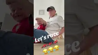 Let&rsquo;s race 🏎️🏎️🏎️🤣🤣🤣 #funny  #family #fyp #bugatti #race