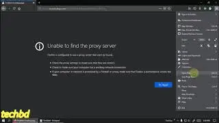Unable to find the proxy server [Resolved]