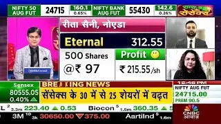 🚀 Eternal Stock Multibagger! ₹97 ➡ ₹312.55 | ₹1.07 Lakh Profit! 💰📈