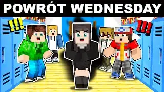 😱 WEDNESDAY wróciła w Minecraft ❗❗❗ (straszne)