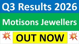 Motisons Jewellers q3 results 2026 |Motisons Jewellers results today | Motisons Jewellers Share News