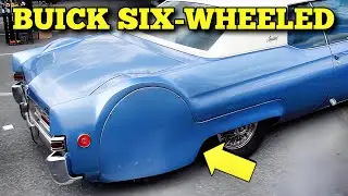 Mystery Of The SIX-WHEELED Buick Electra 225. Why The Extra Wheels?