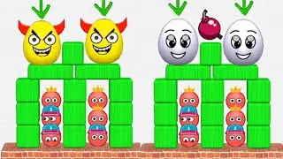 Draw to smash (save the pet & bee) 🆚 Rescue Push 2048 Gameplay Android, iOS part 8