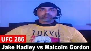 UFC 286: Jake Hadley KO's Malcolm Gordon LIVE REACTION