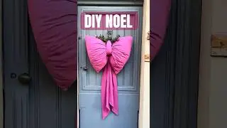 🎄 JE N&rsquo;AI RIEN D&Eacute;PENS&Eacute; POUR CE DIY de NO&Euml;L avec QUE DE LA R&Eacute;CUP&rsquo; 🎅 - Christmas home d&eacute;cor bow tie