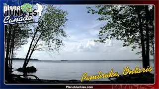 Planet Junkies - 4K Zen - Idyllic Summer Riverfront Beach, Trees & Sky in Pembroke, Ontario, Canada
