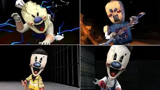 Ice Scream 5 Hard + Darker Mode Jumpscares Battle