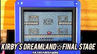 Kirby's Dream Land Final Stage 5 With Boss King Dedede Played On Nintendo Game Boy Advance SP GBA